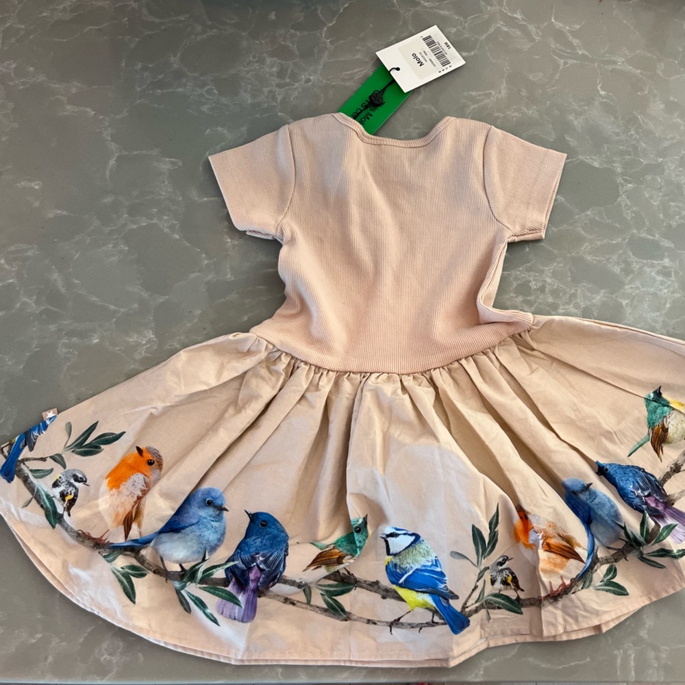 NWT Molo Baby Girl Dress 18M Pink - Picture 2 of 6